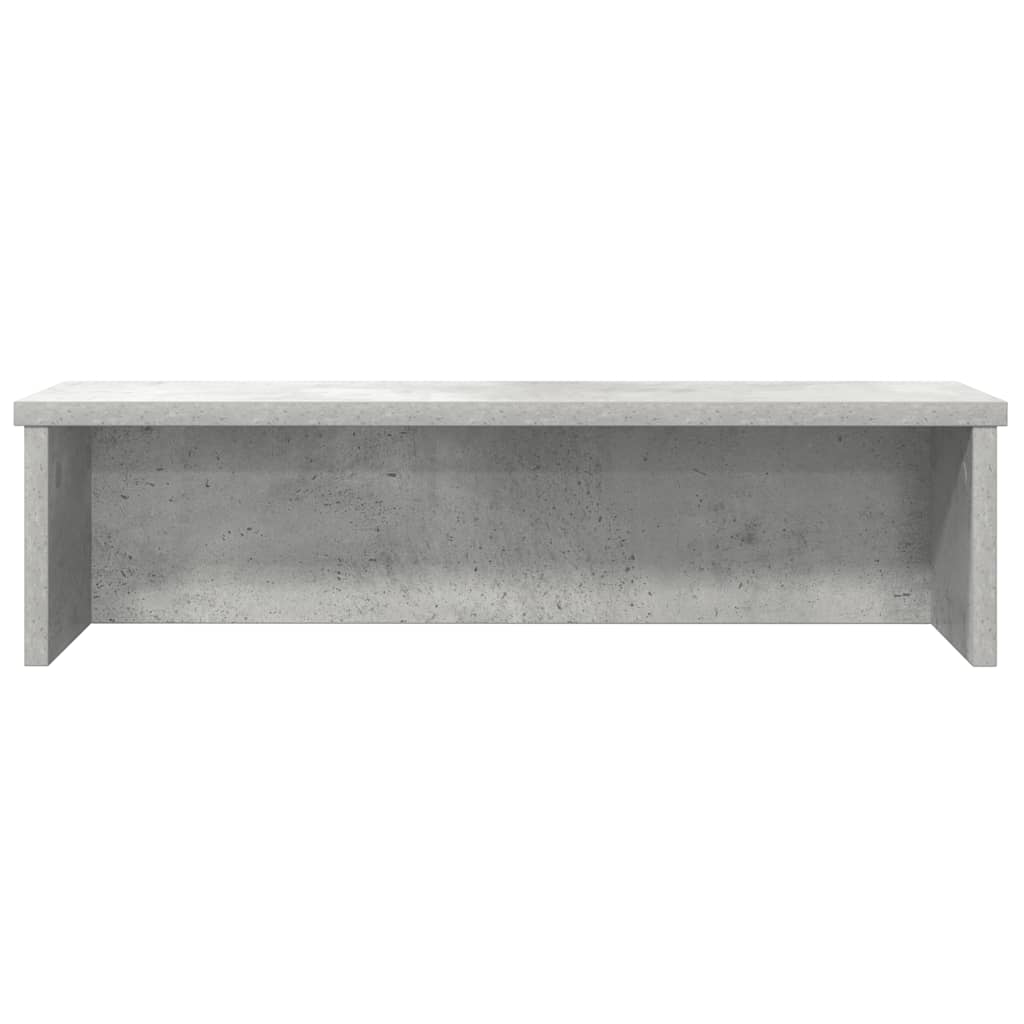køkkenstativ kan stables 60x15x16 cm konstrueret træ betongrå