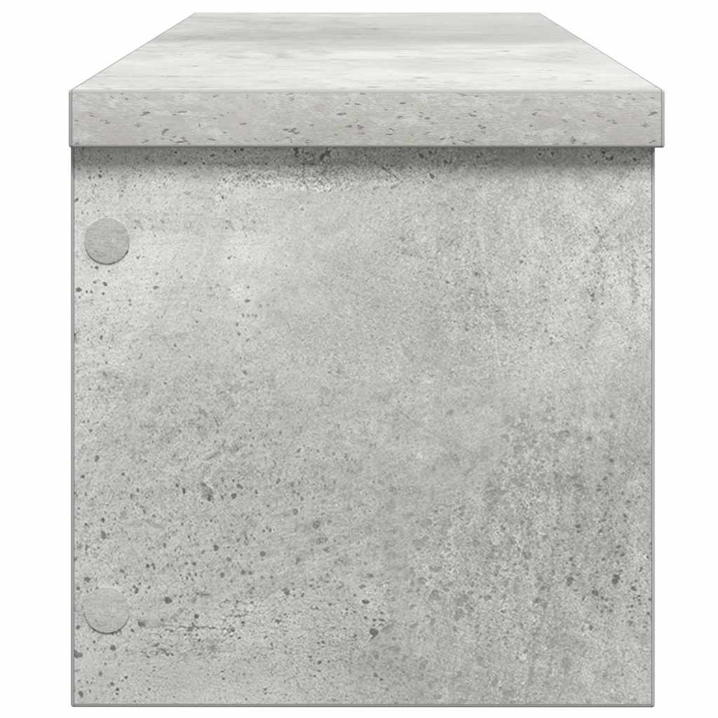 køkkenstativ kan stables 60x15x16 cm konstrueret træ betongrå