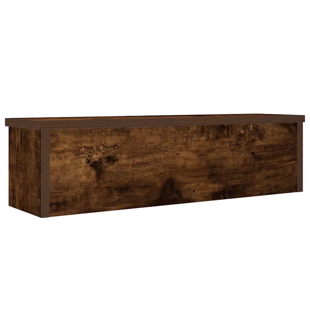 køkkenreoler kan stables 2 stk. 60x15x16 cm røget egetræsfarve