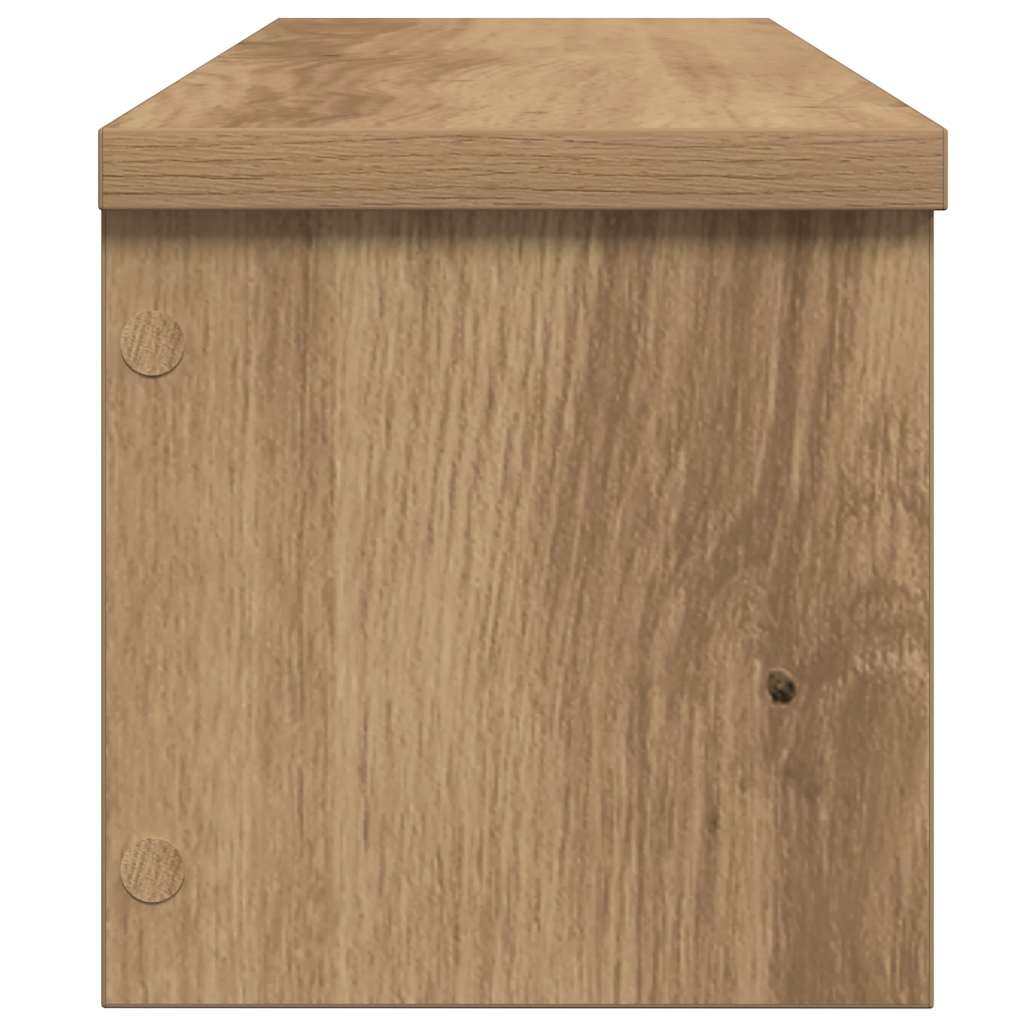 køkkenstativ kan stables 60x15x16 cm konstrueret træ kunsteg