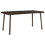 havesofabord 80x40x37 cm firkantet polyrattan brun
