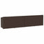 opbevaringsboks til haven 220x50x58 cm polyrattan brun