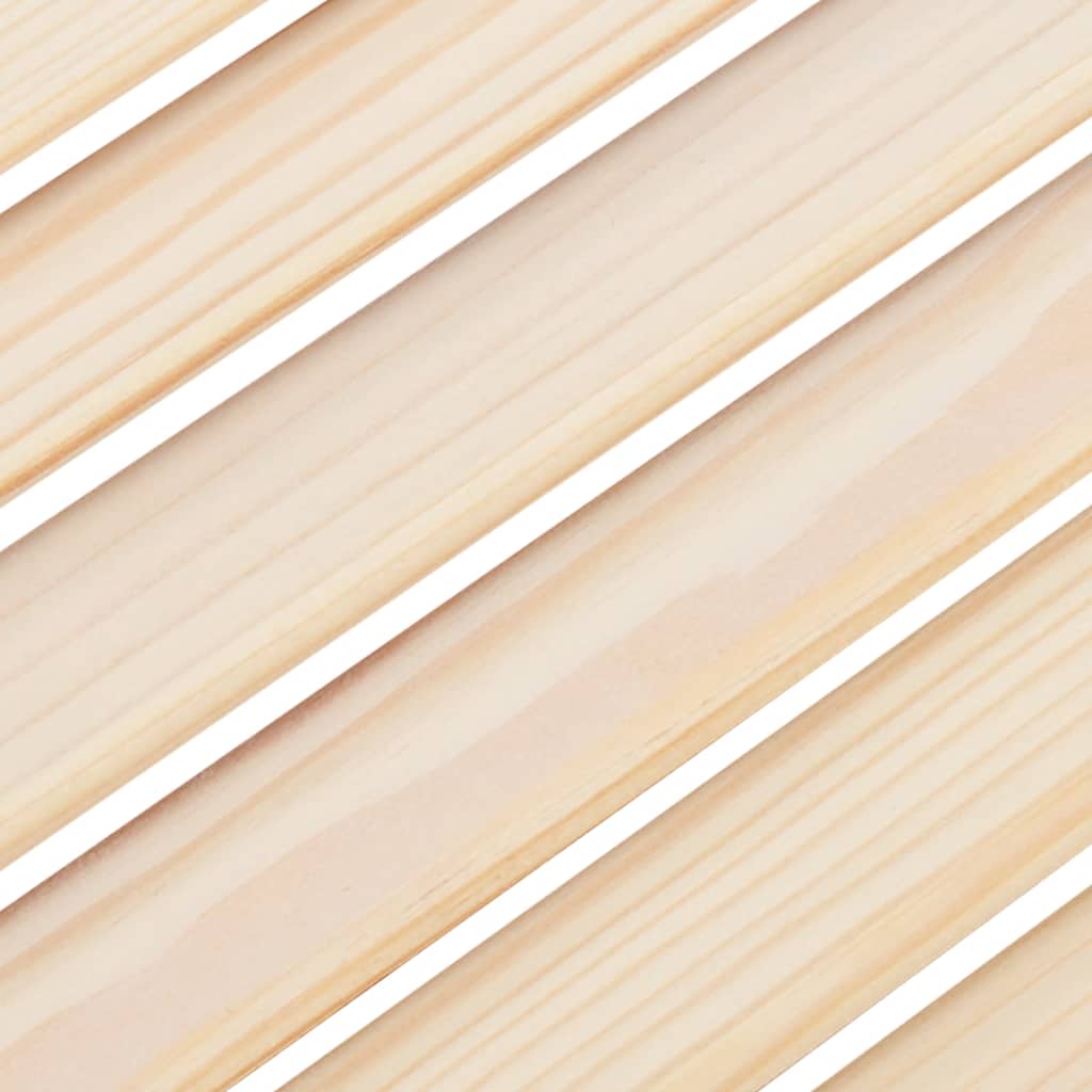 Skabsdør 2 stk. Naturfarvet 69 x 49,4 cm Massivt fyrretræ