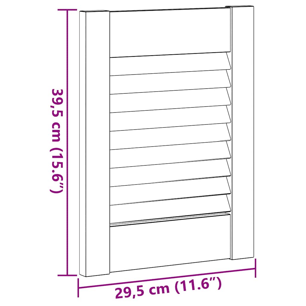 Skabsdør 2 stk. Naturfarvet 69 x 49,4 cm Massivt fyrretræ
