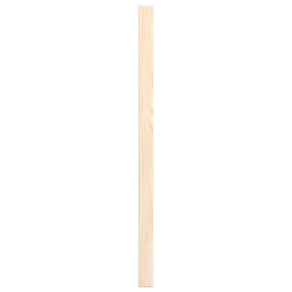 Skabsdør 4 stk. Naturfarvet 69 x 49,4 cm Massivt fyrretræ