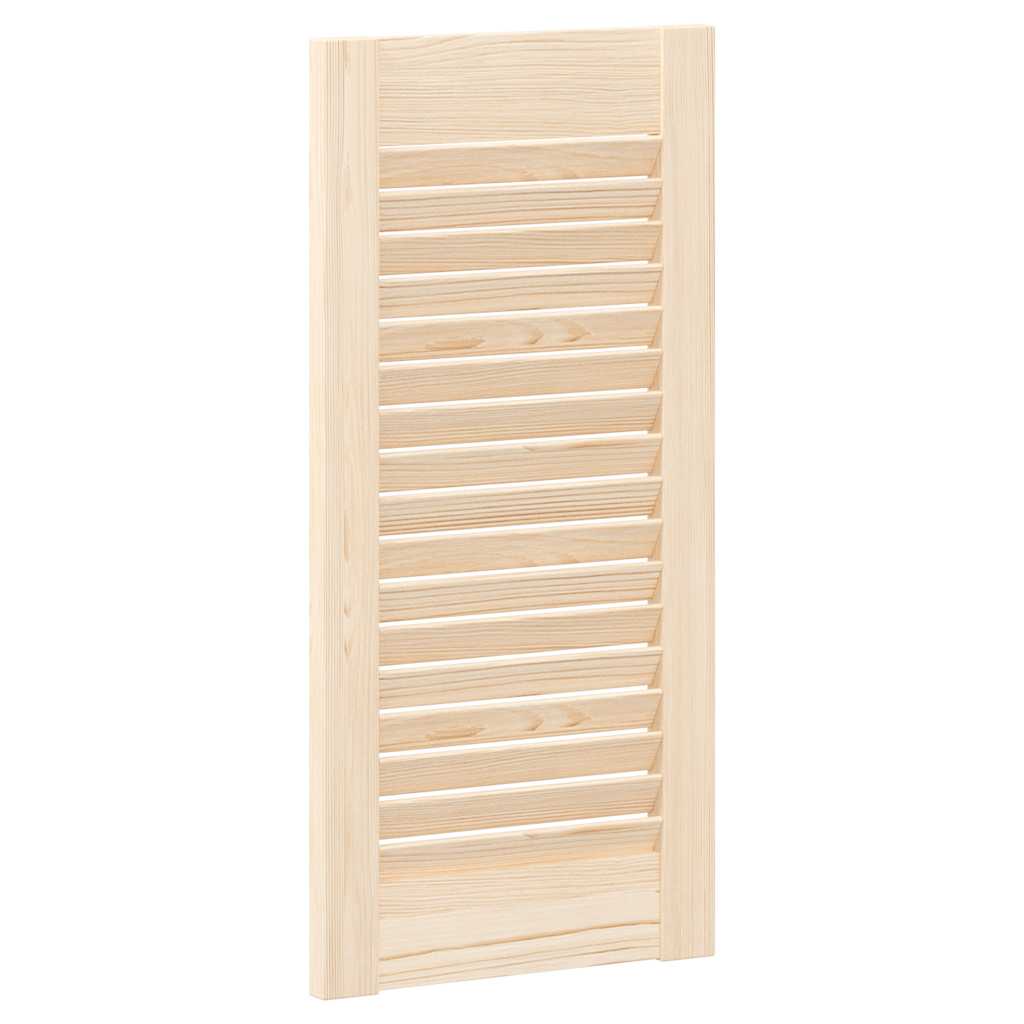 skabslåge 61,5x29,5 cm lameldesign massivt fyrretræ