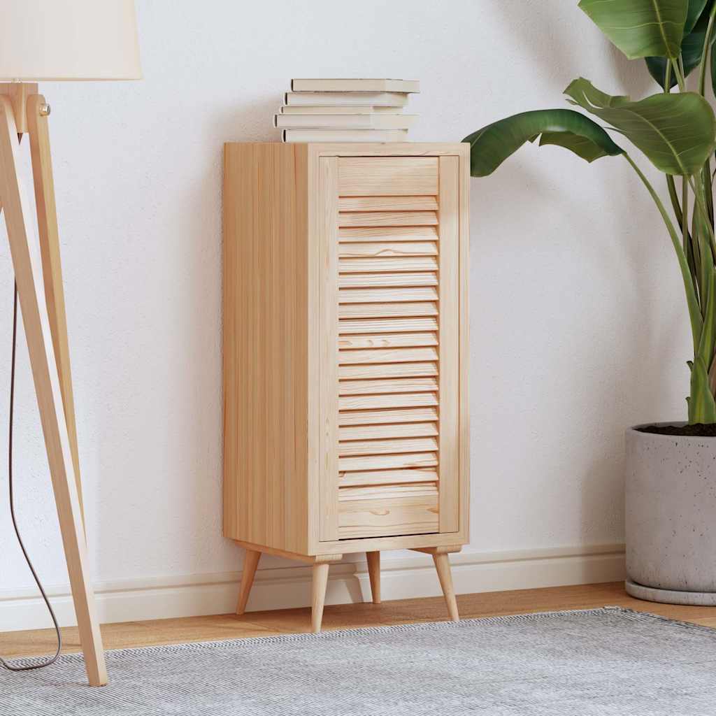 skabslåge 69x29,5 cm lameldesign massivt fyrretræ