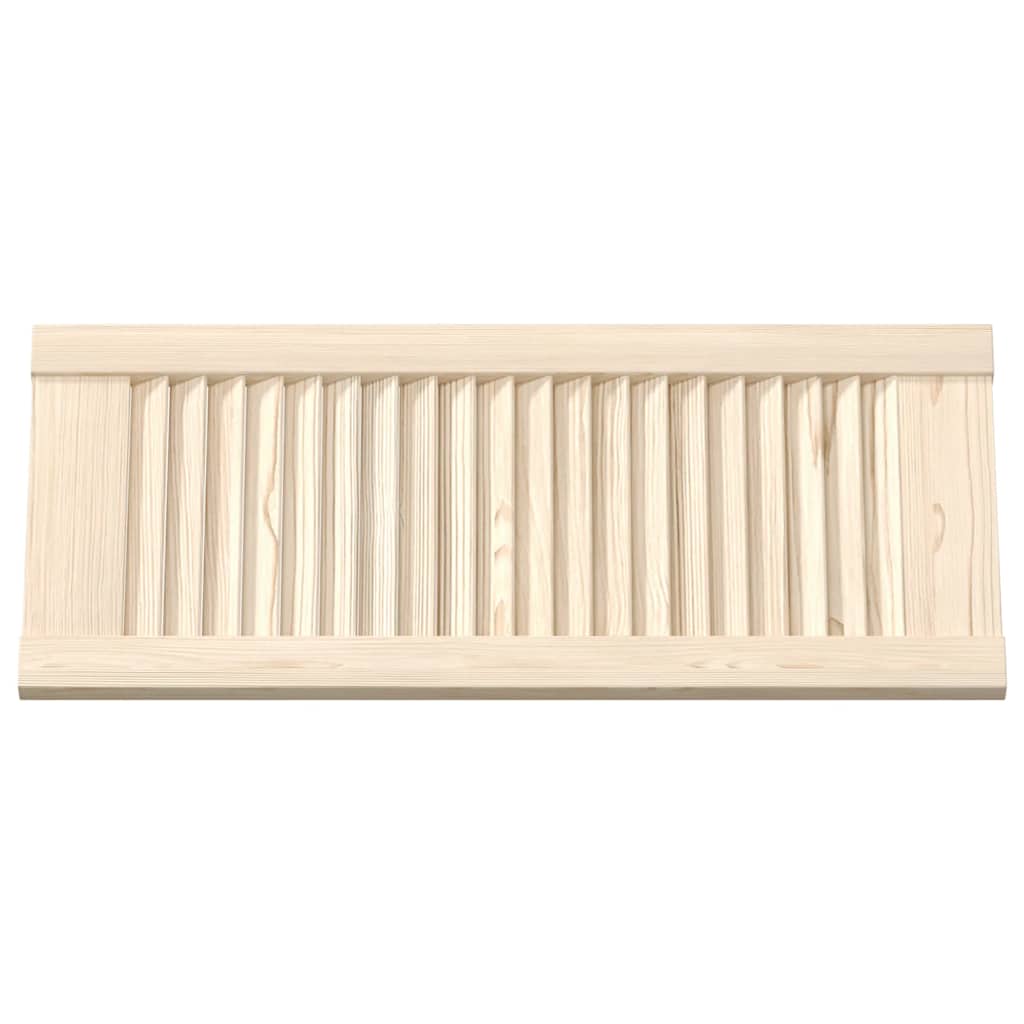 skabslåge 69x29,5 cm lameldesign massivt fyrretræ