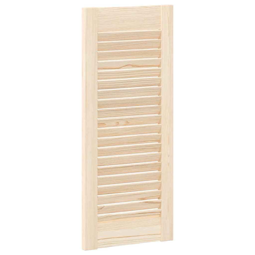 skabslåge 69x29,5 cm lameldesign massivt fyrretræ