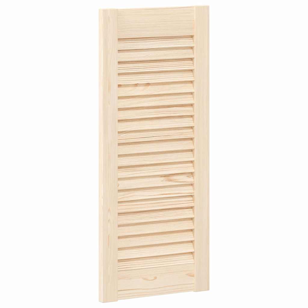 Skabsdør 4 stk. Naturfarvet 69 x 49,4 cm Massivt fyrretræ