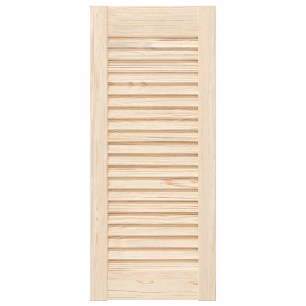 Skabsdør 4 stk. Naturfarvet 69 x 49,4 cm Massivt fyrretræ