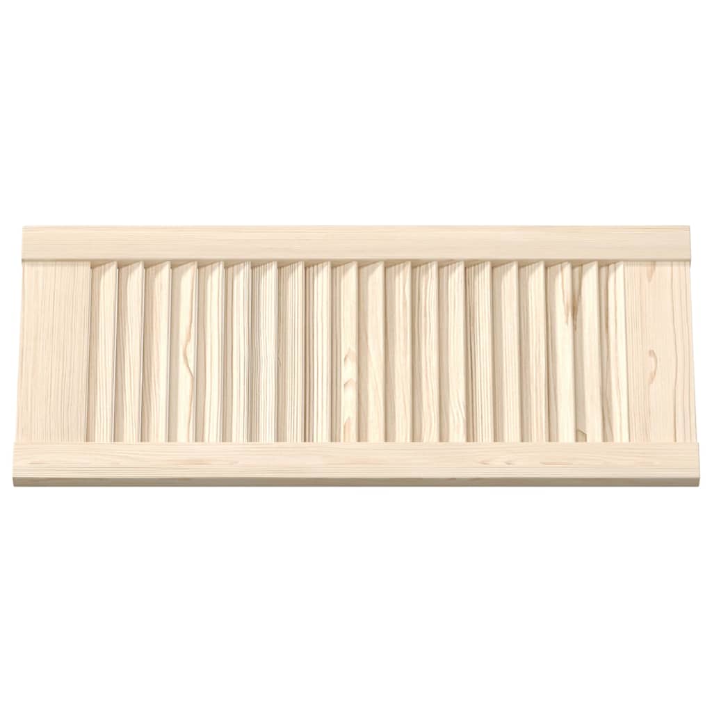 Skabsdør 4 stk. Naturfarvet 69 x 49,4 cm Massivt fyrretræ