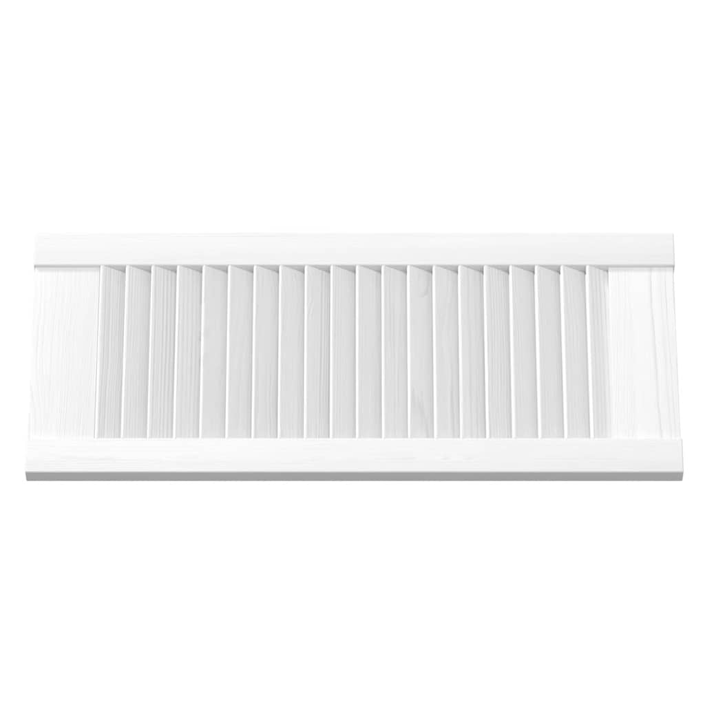 skabslåger 2 stk. 69x29,5 cm lameldesign hvid