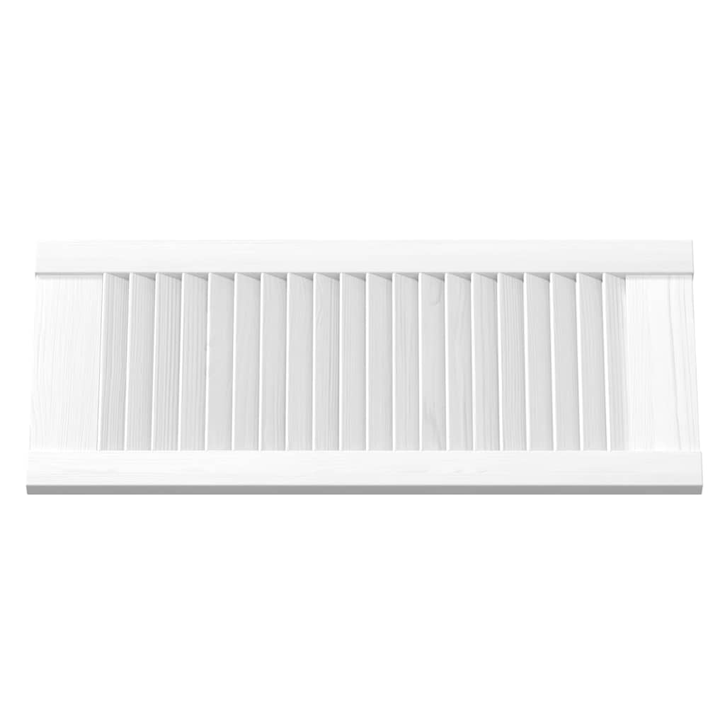 skabslåger 4 stk. 69x29,5 cm lameldesign hvid