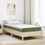 Madras topper Hvid og grøn 90 x 190 cm Jacquard Stof
