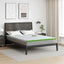 Madras topper Hvid og grøn 160 x 200 cm Jacquard Stof