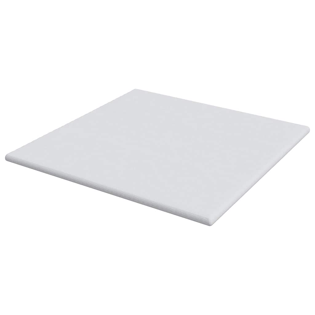 Madras topper Hvid 200 x 200 cm Jacquard Stof