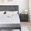 Madras topper Hvid 200 x 200 cm Jacquard Stof