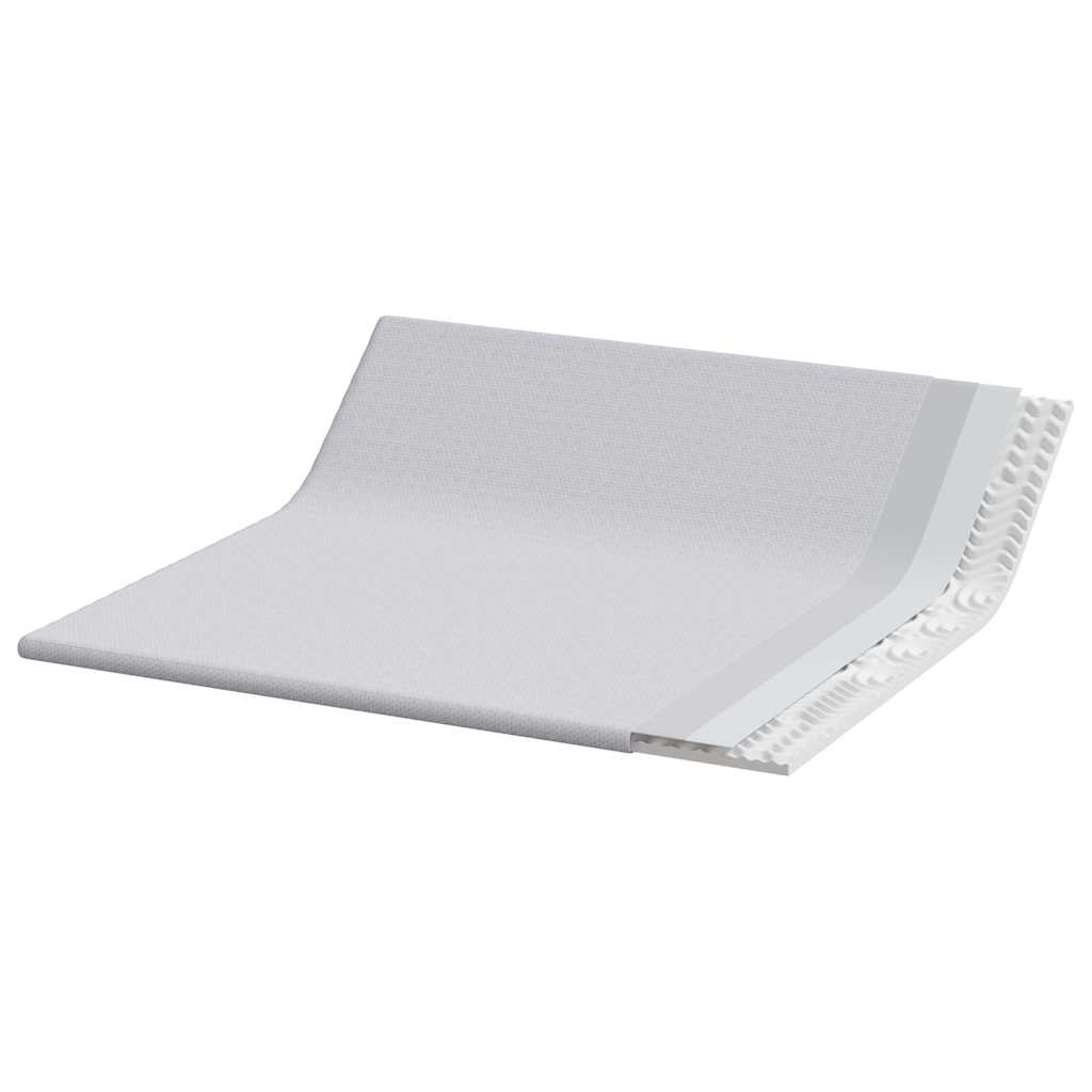 Madras topper Hvid 200 x 200 cm Jacquard Stof