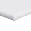 Madras topper Hvid 70 x 200 cm Jacquard Stof