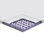 Madras topper Hvid 80 x 200 cm Jacquard Stof