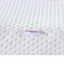 Madras topper Hvid 100 x 200 cm Jacquard Stof