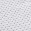 Madras topper Hvid 180 x 200 cm Jacquard Stof