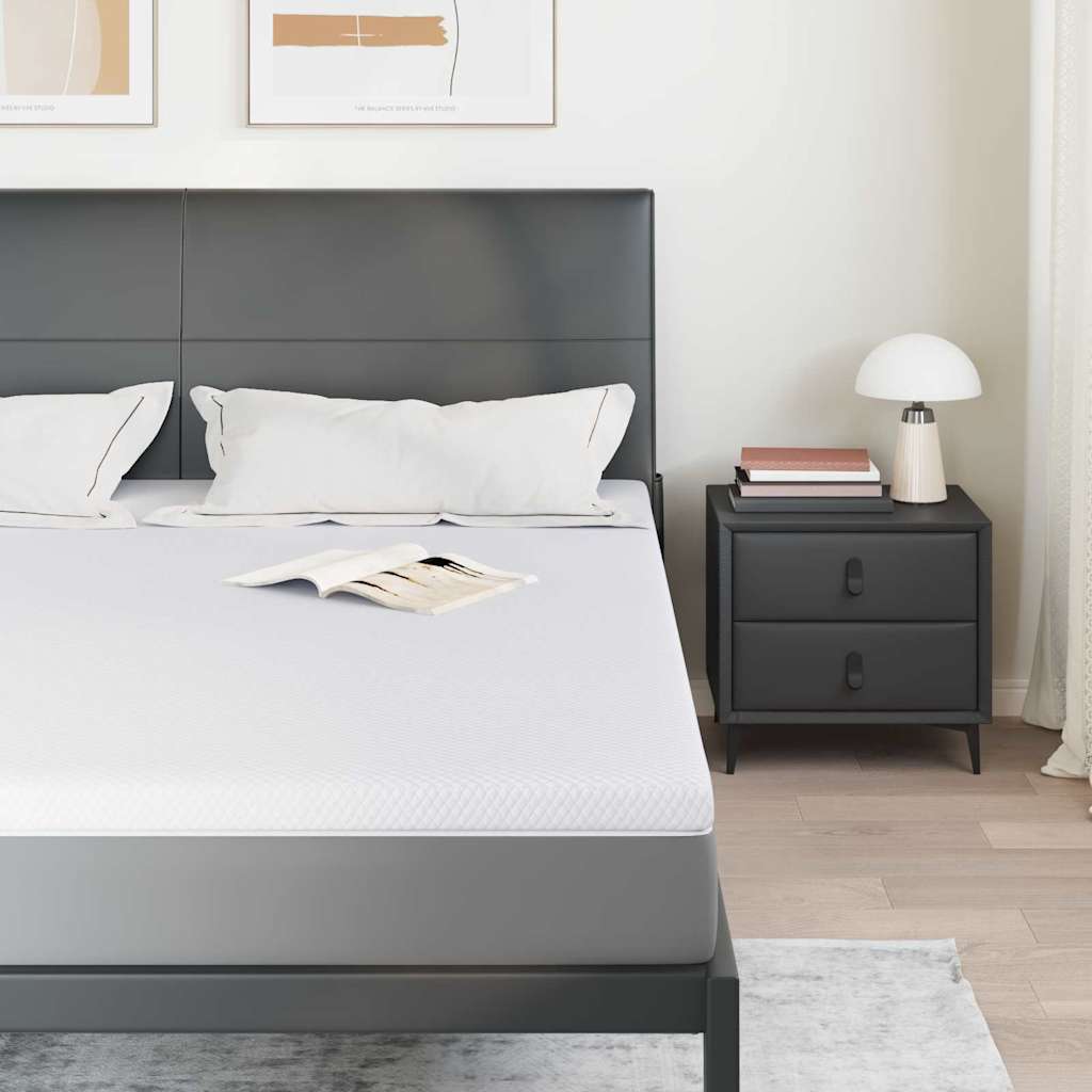 Minde skum madras top 200 x 200 x 5 cm Thick Blød Hvid