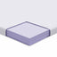 Minde skum madras top 100 x 200 cm Thick Stof-100% polyester