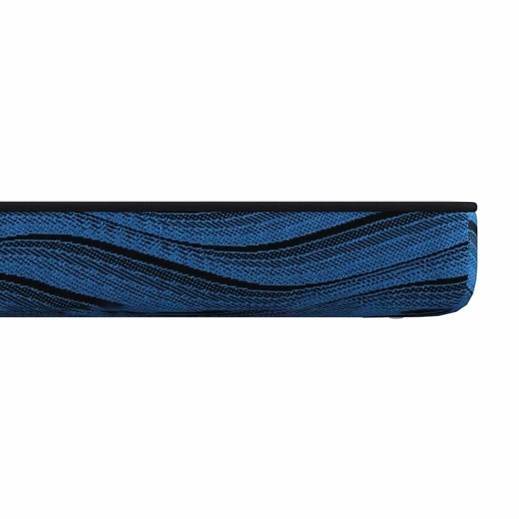Madras topper 80 x 200 cm tyk Jacquard stof Hvid