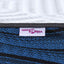 Madras topper 140 x 200 cm tyk Jacquard stof Hvid