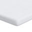 Madras topper 140 x 200 cm tyk Jacquard stof Hvid