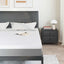 Madras topper 180 x 200 cm tyk Jacquard stof Hvid