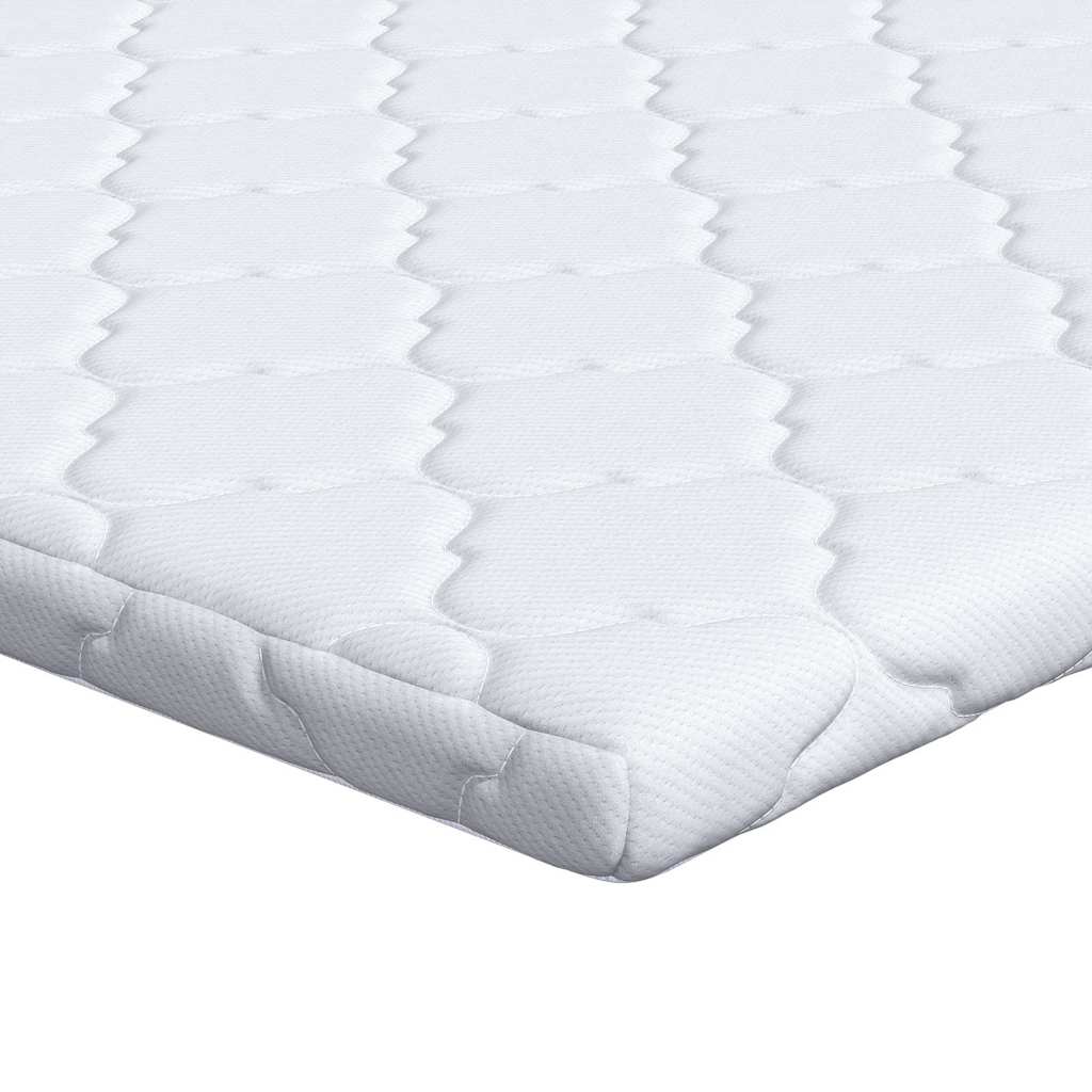 Kokos toppers Hvid 120 x 200 cm Jacquard stof