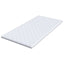 Kokos toppers Hvid 120 x 200 cm Jacquard stof