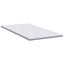 Kokos toppers Hvid 160 x 200 cm Jacquard stof