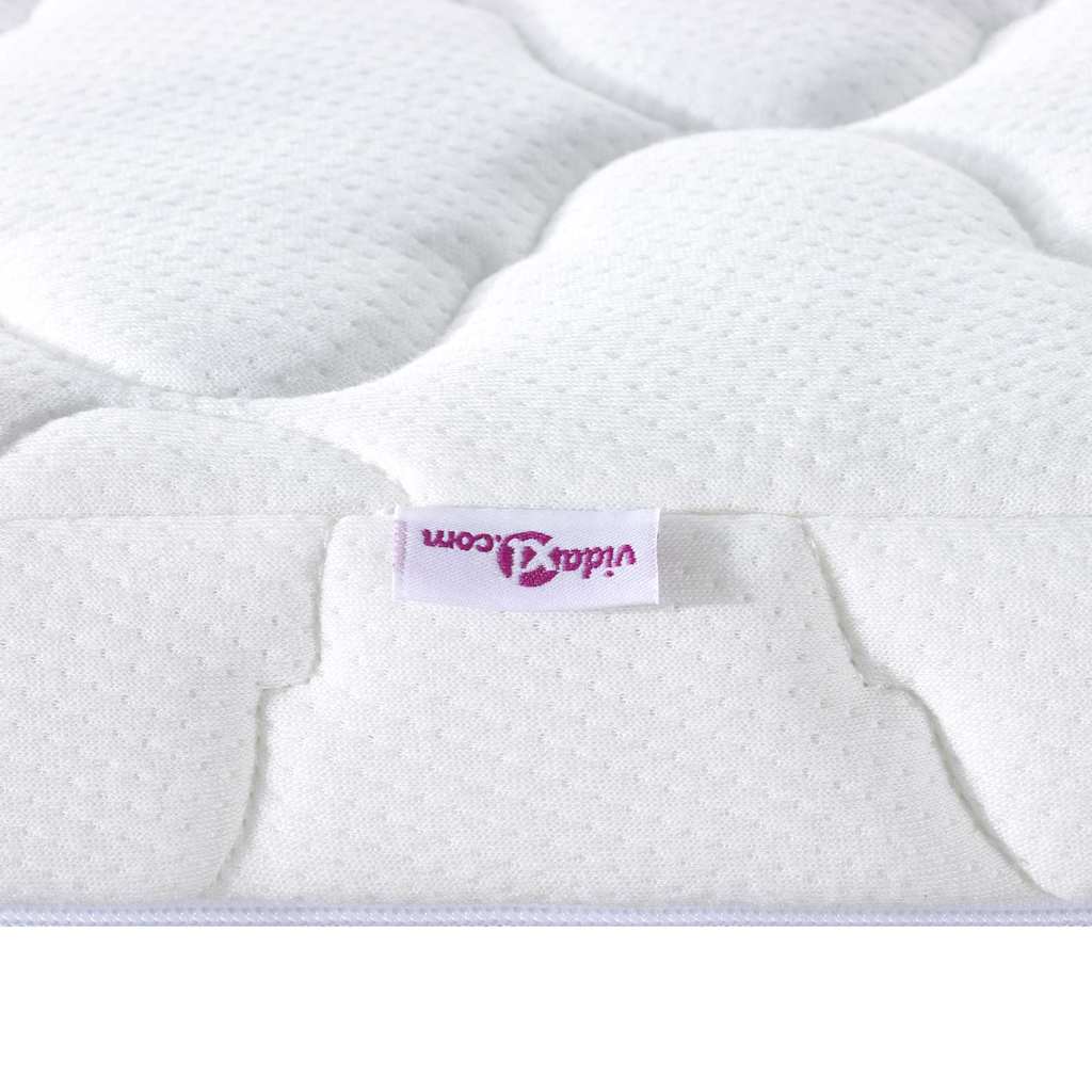 Kokos toppers Hvid 180 x 200 cm Jacquard stof