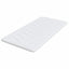 Madras topper 90 x 200 cm tyk Strikket stof Hvid