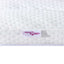 Madras topper 180 x 200 cm tyk Strikket stof Hvid