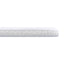 Madras topper 200 x 200 cm tyk Strikket stof Hvid