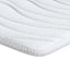 Madras topper 80 x 200 cm tyk Strikket stof Hvid