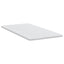 Madras topper 120 x 200 cm tyk Strikket stof Hvid