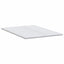 Madras topper 140 x 190 cm tyk Strikket stof Hvid