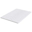 Madras topper 140 x 200 cm tyk Strikket stof Hvid