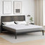 Madras topper 180 x 200 cm tyk Strikket stof Hvid