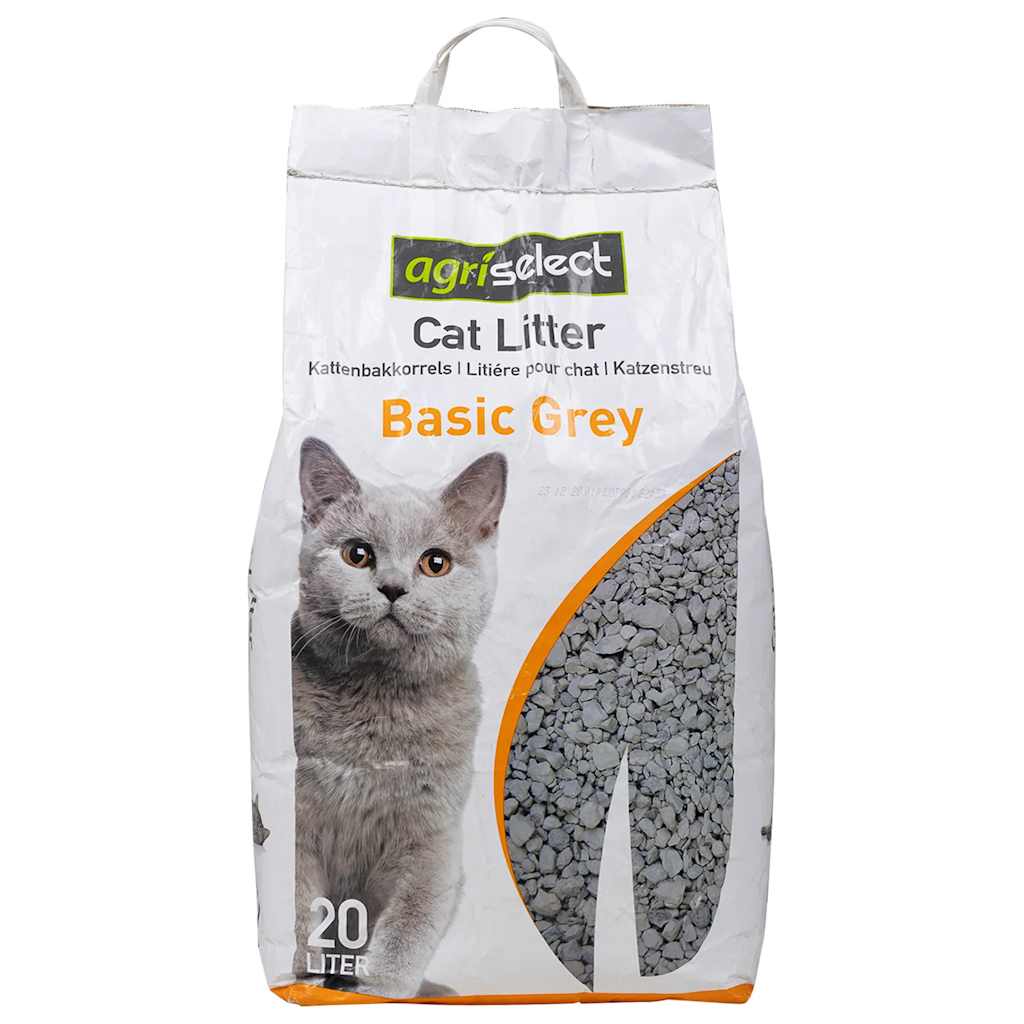 kattegrus med babypudderduft bentonit 20L