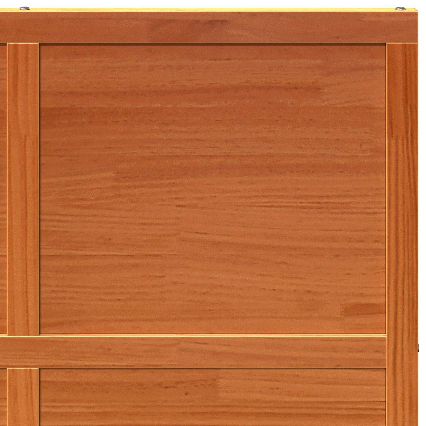 Ladedør Voksbrun 100 x 208 cm Massivt fyrretræ