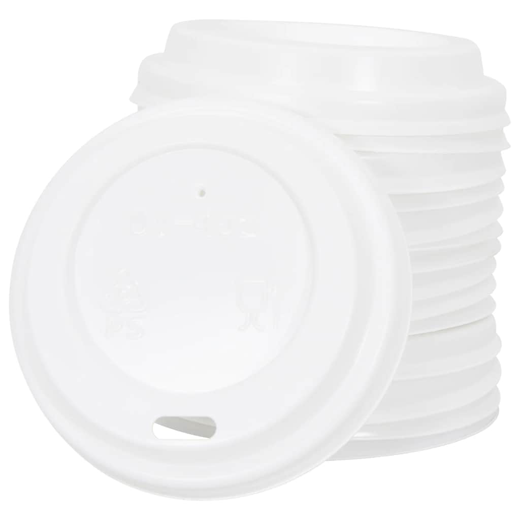 kaffekopper af papir med låg 1000 stk. 4oz 100ml