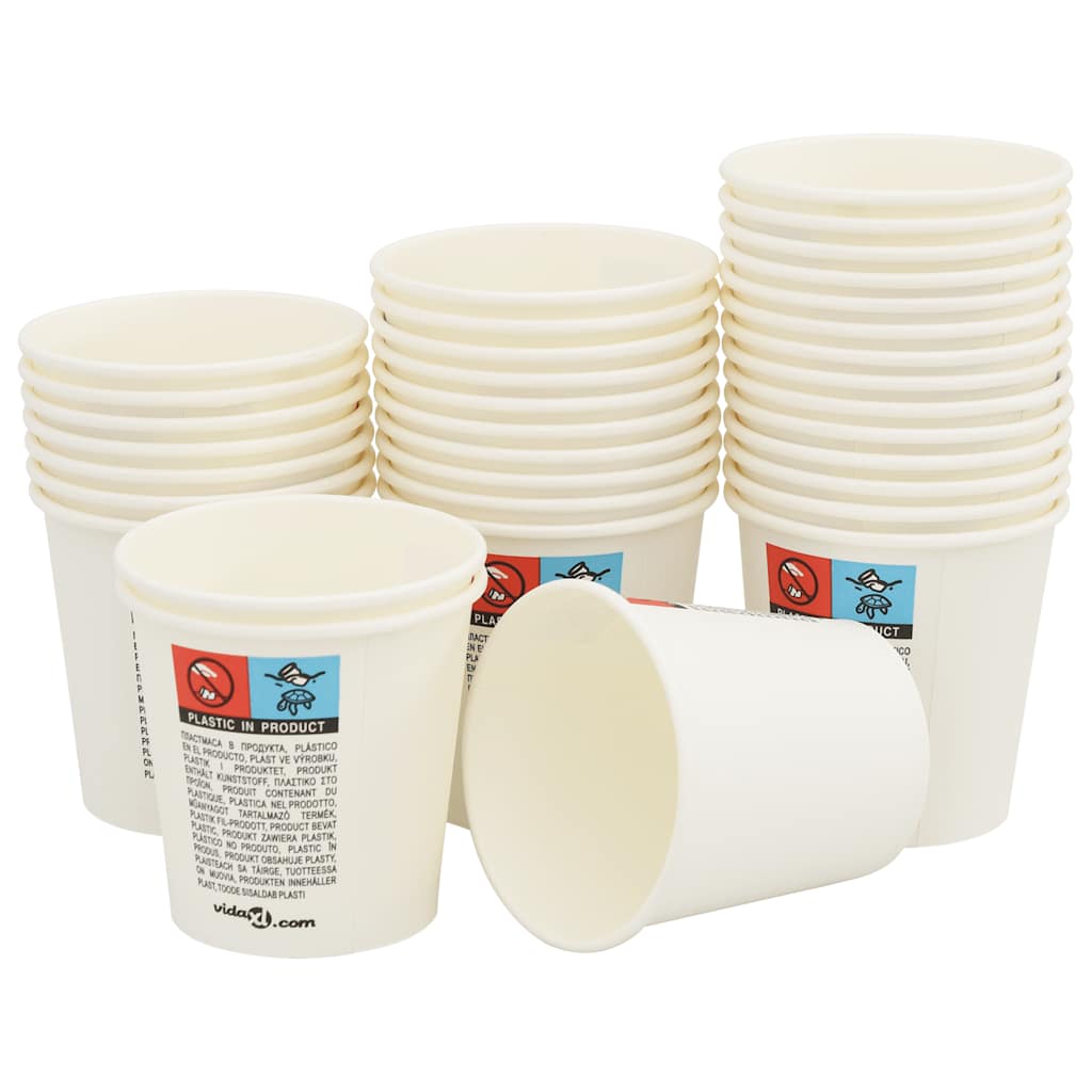 kaffekopper af papir med låg 1000 stk. 4oz 100ml