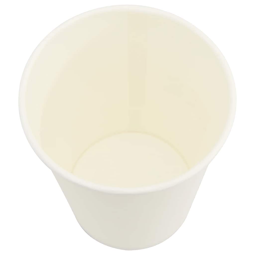 kaffekopper af papir med låg 1000 stk. 8oz 200ml